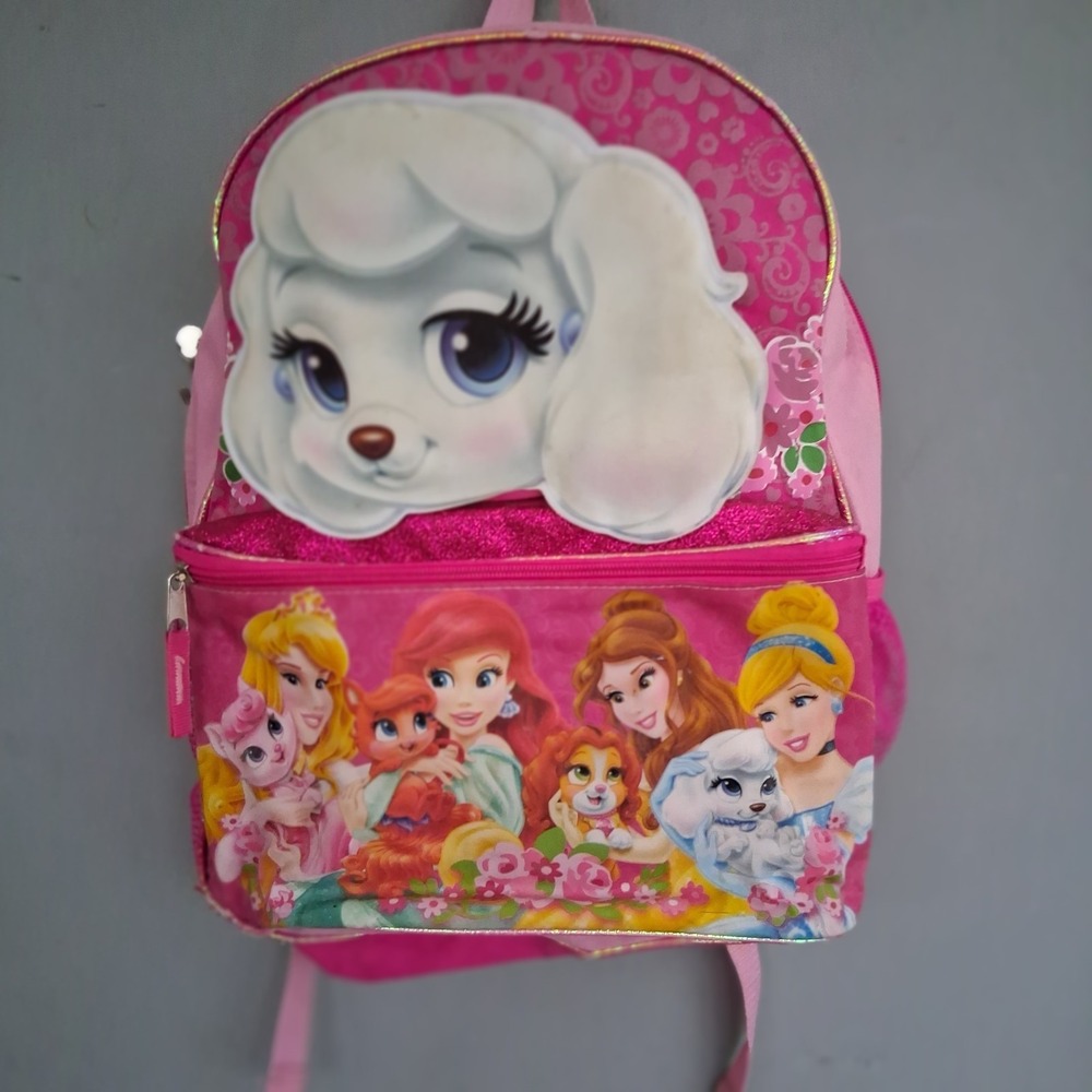 Disney Princess Palace Pets Pumpkin Dog Backpack Retired HTF WITH FLAWS